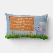 Coussin Rectangle Safari de contes (Verso)