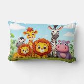 Coussin Rectangle Safari Friends Cushion (Verso)