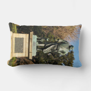 Coussin Rectangle Saigo Takamori (Le Dernier Samurai) & Statue du Ch