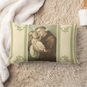 Coussin Rectangle Saint Antoine de Padoue et Bébé Jésus (Couverture)