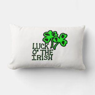Coussin Rectangle Saint Patrick's Day Chanceux Irlandais Américain M