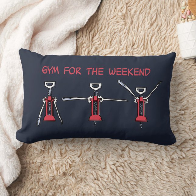 Coussin Rectangle Salle de sport pour le week-end (Couverture)