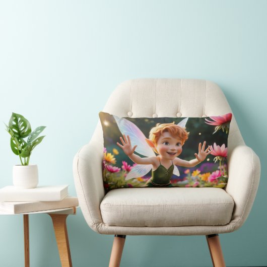 Coussin Rectangle Salutations Fairy Boy (Chaise)