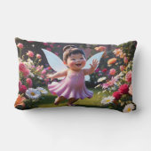 Coussin Rectangle Salutations Fée Bébé (Verso)