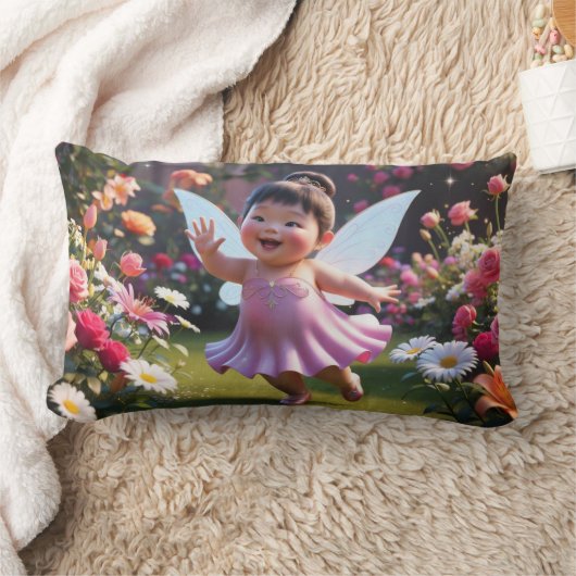 Coussin Rectangle Salutations Fée Bébé (Couverture)