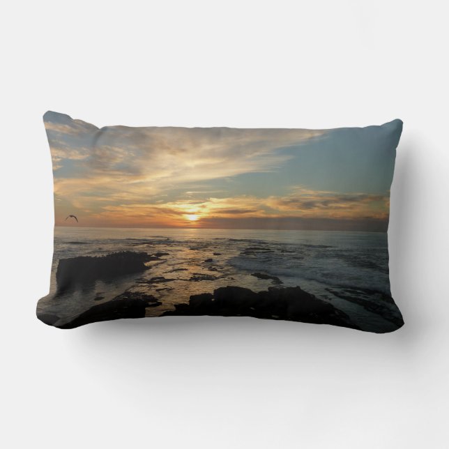 Coussin Rectangle San Diego Sunset (Recto)