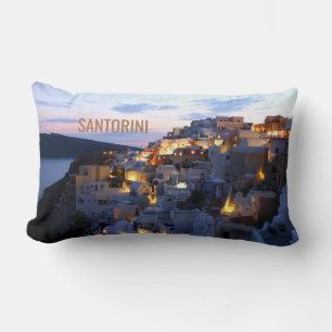 Coussin Rectangle Santorin - Grèce