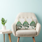 COUSSIN RECTANGLE "SAPLINS DE NOËL MODERNES ET RÉFRIGÉRÉS" (Chaise)