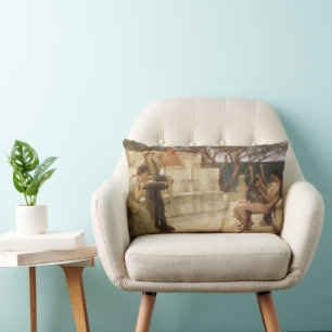 Coussin Rectangle Sappho et Alcaeus par Sir Lawrence Alma Tadema