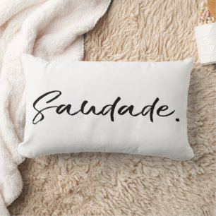 Coussin Rectangle Saudade Noir