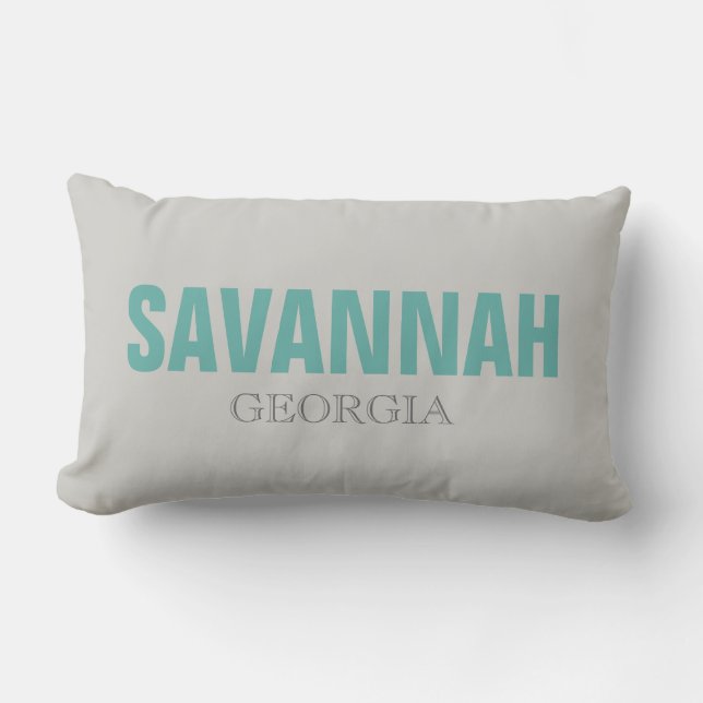 Coussin Rectangle Savannah Georgia Beach Jeu d'oreiller (Recto)