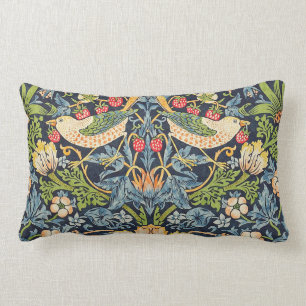 Coussin Rectangle Schéma floral William Morris Strawberry Thief