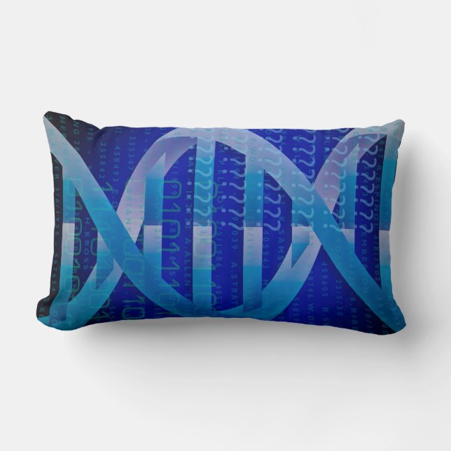Coussin Rectangle Science de l'identification ADN (Recto)
