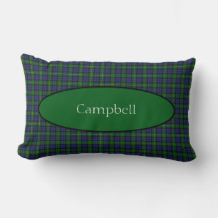 Coussin Rectangle Scottish Campbell Family Tartan Personnalisé