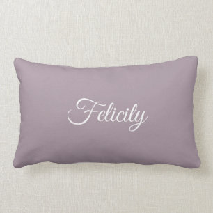 Coussin Rectangle Script De Nom Personnalisé Lettre Initiale F Éléga