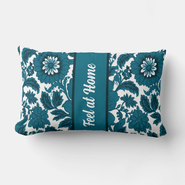 Coussin Rectangle Se sentir à la maison (Recto)