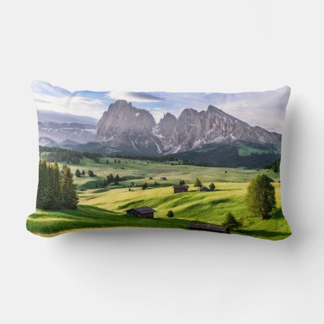 Coussin Rectangle Seiser Alm | Alpes Dolomites, Italie (Recto)