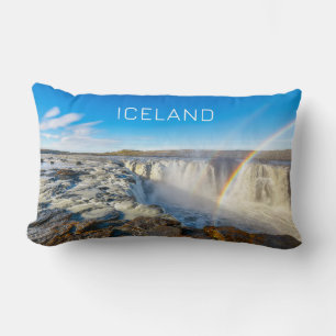 Coussin Rectangle Selfoss & Kolufossar Cascades, Islande