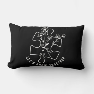 Coussin Rectangle Sensibilisation sur l'autisme Enseignant Puzzle Pi
