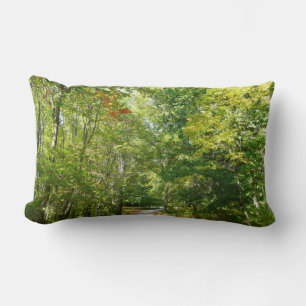 Coussin Rectangle Sentier boisé du centenaire à Ellicott City Nature