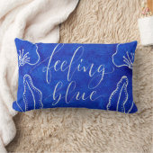 Coussin Rectangle Sentiment bleu (Couverture)