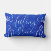 Coussin Rectangle Sentiment bleu (Recto)