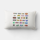 Coussin Rectangle S'envoler au-delà du chagrin (Verso)