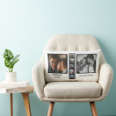 Coussin Rectangle Sept Cadres de Film de Collage de Photo pour Coupl (Chaise)