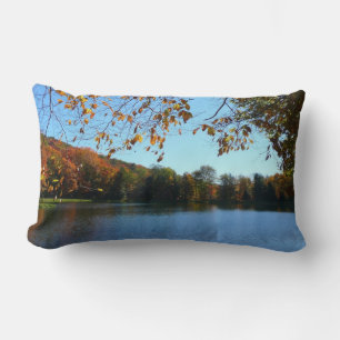 Coussin Rectangle Sept sources Automnes Arbres et Étang