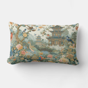 Coussin Rectangle Serene Pagoda Gardens