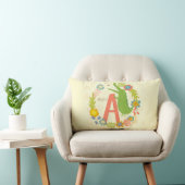 Coussin Rectangle Série Alphabet Animal Alligator (Chaise)
