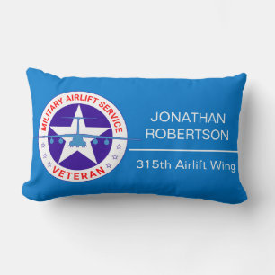 Coussin Rectangle Service de transport aérien militaire Vétérinaire