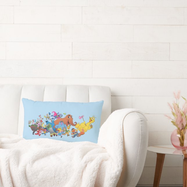 Coussin Rectangle Sesame Street Run ! Illustration de caractère (Canapé)