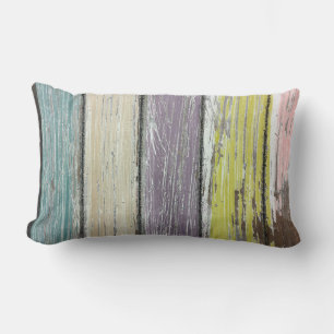 Coussin Rectangle Shabby Chic Wood