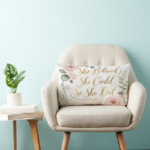 Coussin Rectangle She Believed She Could Pillow (Chaise)