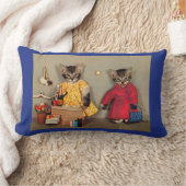 Coussin Rectangle shopping tabby kitten et caisson tabby kitten (Couverture)