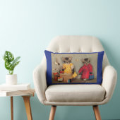 Coussin Rectangle shopping tabby kitten et caisson tabby kitten (Chaise)