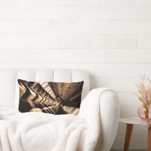 Coussin Rectangle Sièges de train Sepia