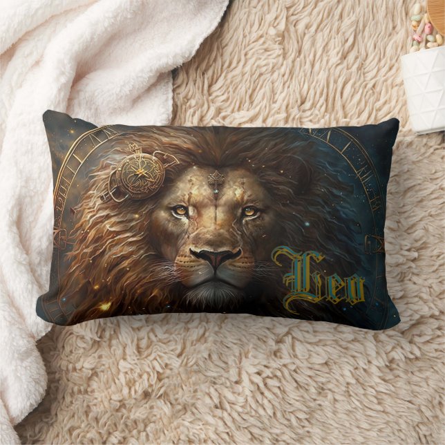 Coussin Rectangle Signe du zodiaque Lion (Couverture)