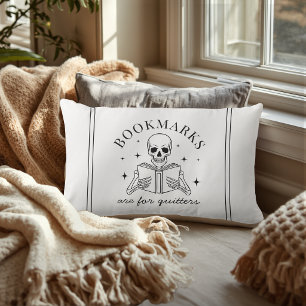 Coussin Rectangle Signets drôles pour les lâcheurs Bibliophile