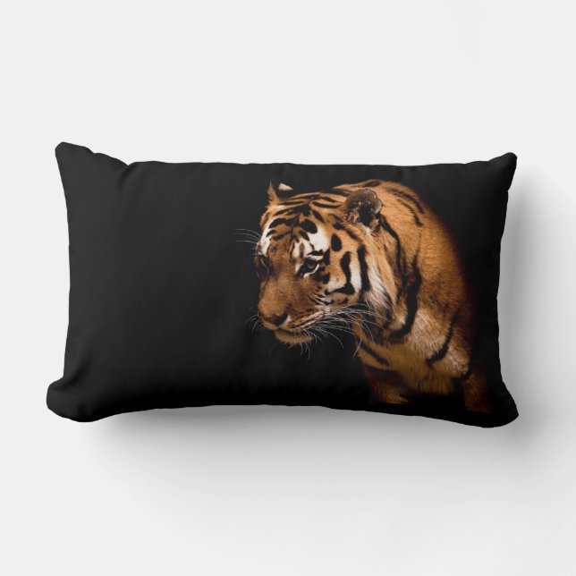 Coussin Rectangle Silhouette Tiger (Recto)