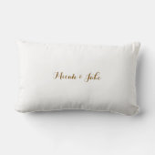 Coussin Rectangle Simple mariage (Verso)