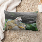 Coussin Rectangle Singe-écureuil adorable de bébé (Couverture)