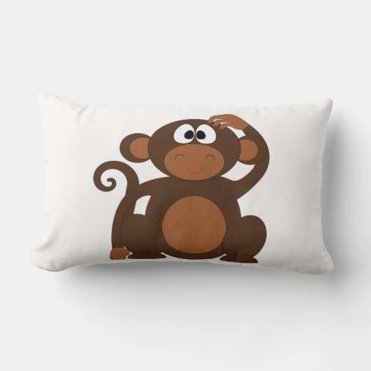 Coussin Rectangle Singe mignon (Recto)