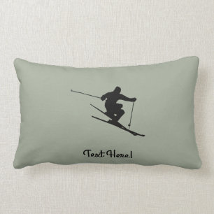 Coussin Rectangle Skier