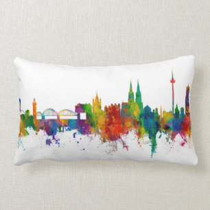 Coussin Rectangle Skyline Allemagne de Cologne
