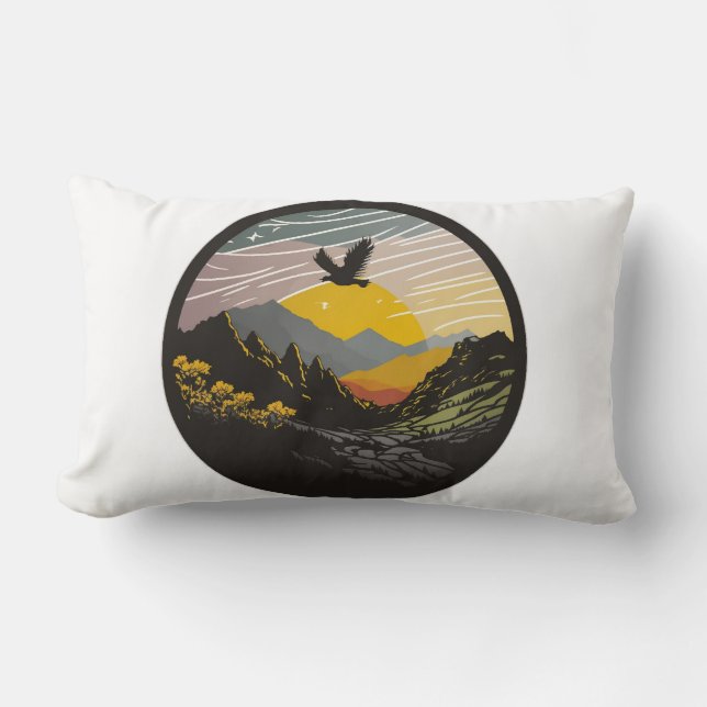 Coussin Rectangle Snowdonia (Recto)