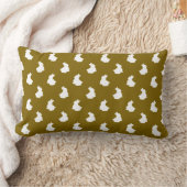 Coussin Rectangle Soft Bunny Silhouette Pépinière Accent (Couverture)