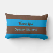 Coussin Rectangle Soins infirmiers pour bébé en peluche personnalisé (Verso)