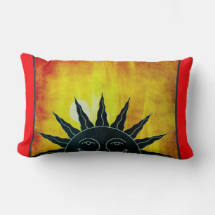 Coussin Rectangle Soleil souriant